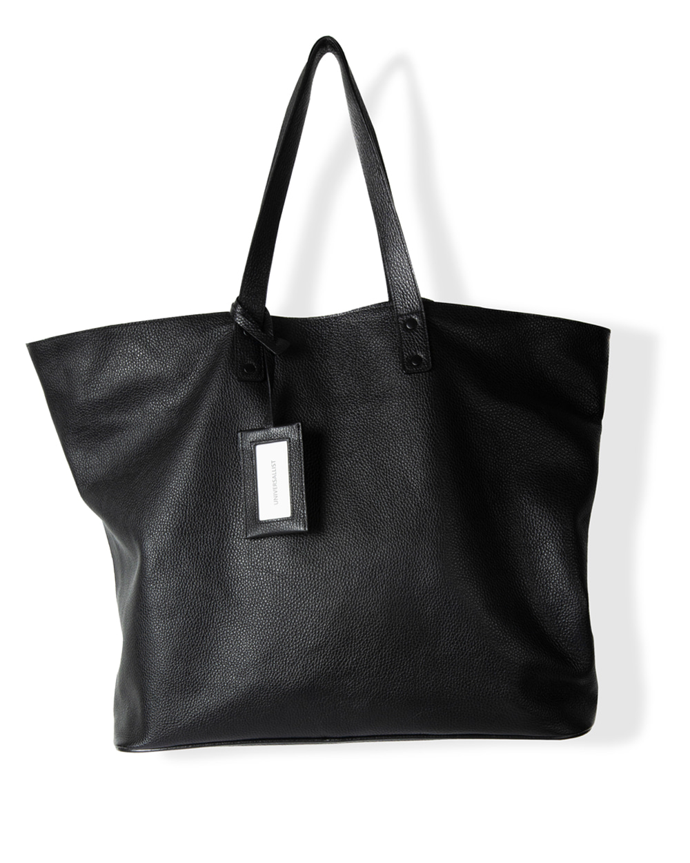 브라운야드 Leather Shopper Bag (Black)