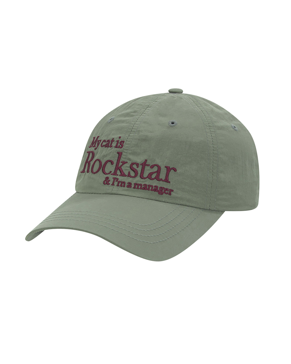 조거쉬 Rockstar cat cap (Olive) *RESTOCK*