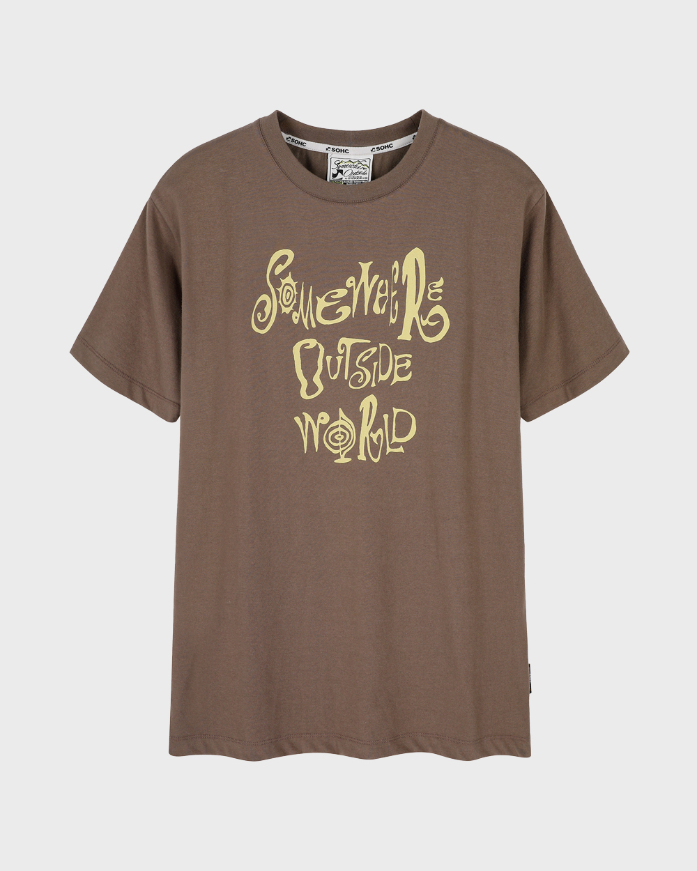 Tribal Font Buffalo T-Shirt (L.Brown)
